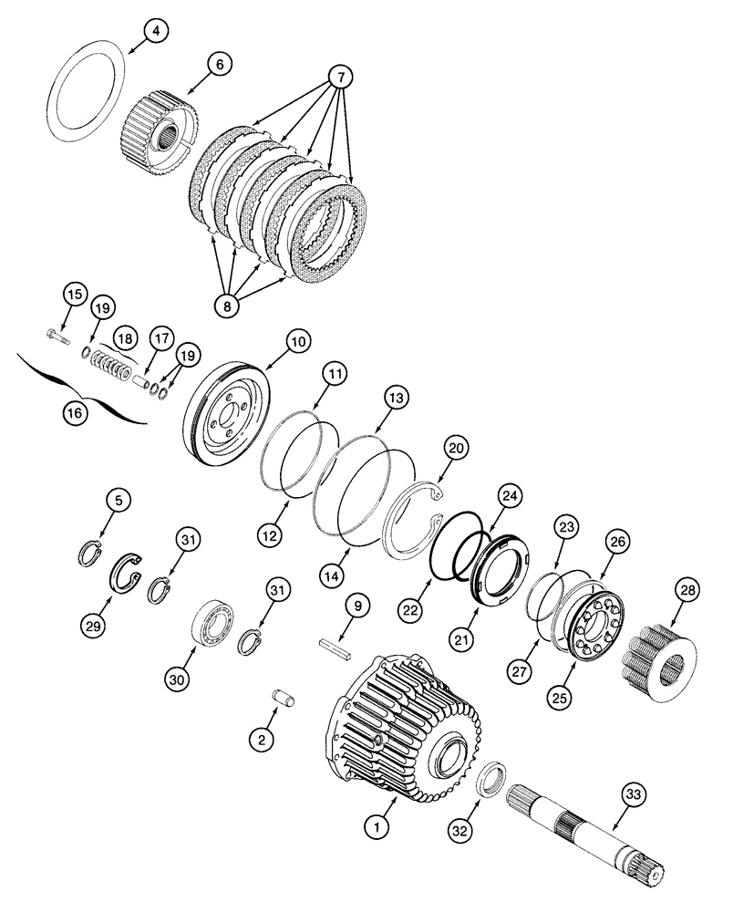 Схема 1997455C1, CASE IH 2155, розділ 7-06 · MASTER BRAKES