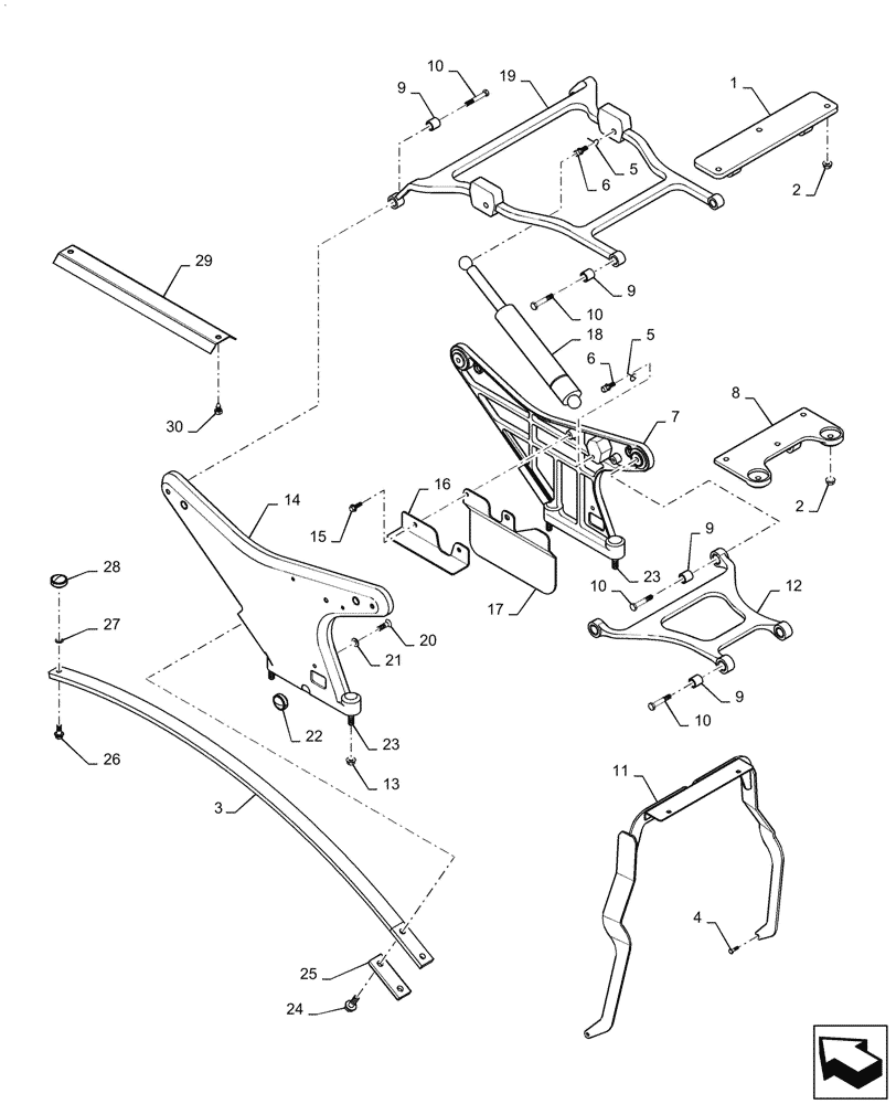 Схема 87386500, CASE IH MAGNUM 335, розділ 09-09 · HOOD - TILTING