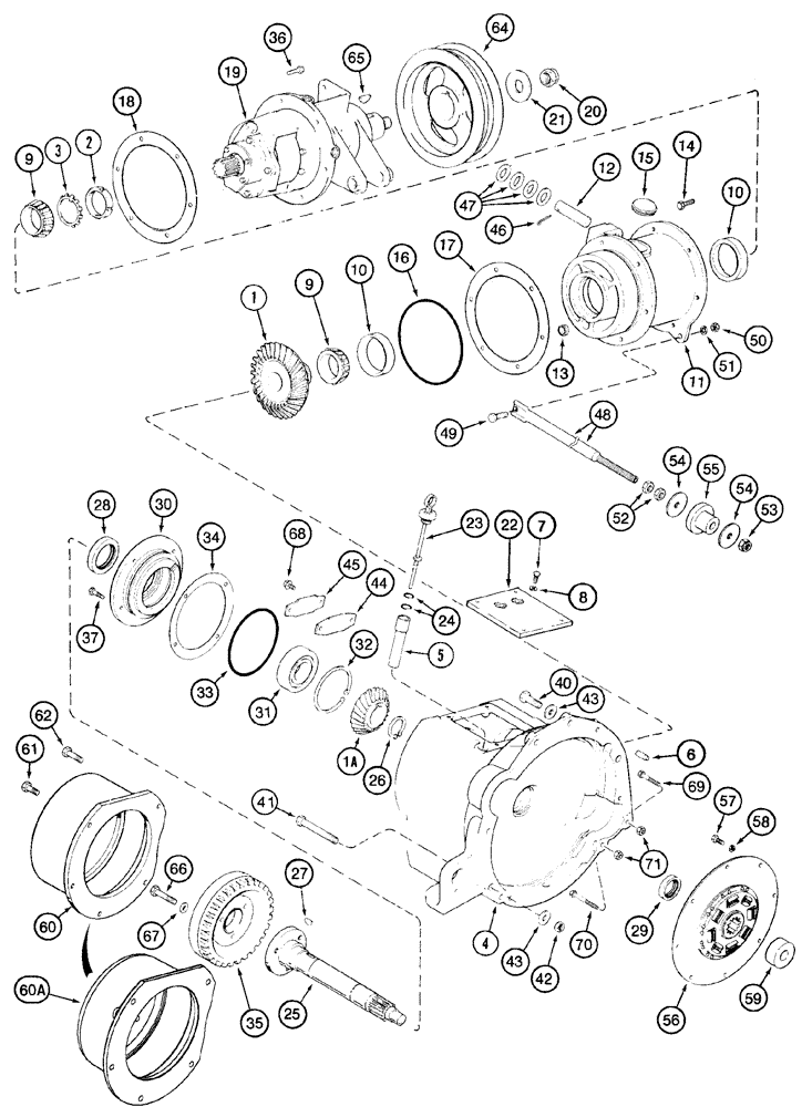 Схема 238-8260, CASE IH 2388, розділ 6-003 · POWER TAKEOFF DRIVE, - JHF0032175
