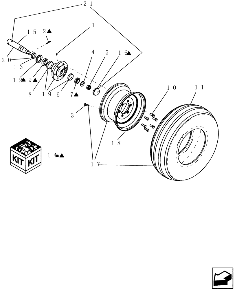 Схема 86900365, CASE IH 600, розділ 44.100.06 · 3 SECTION CENTER WALKING BEAM HUB AND SPINDLE