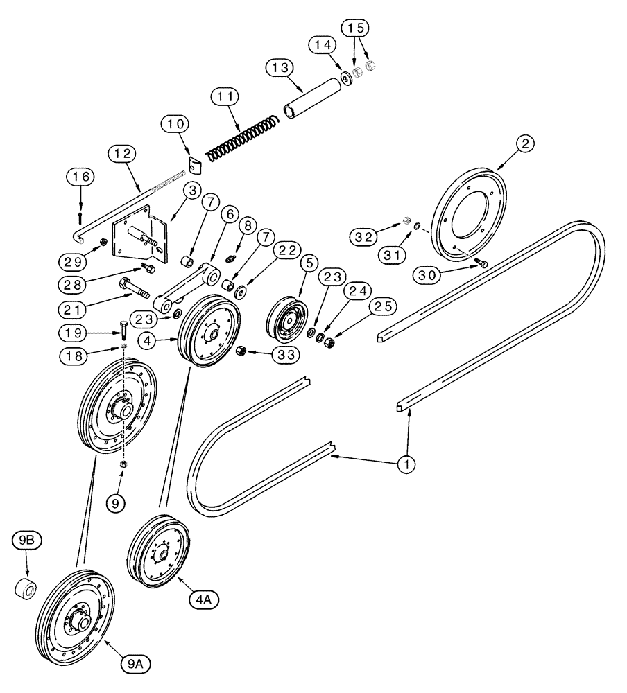 Схема 566518R91, CASE IH 2388, розділ 9F-07 · STRAW SPREADER - DRIVE
