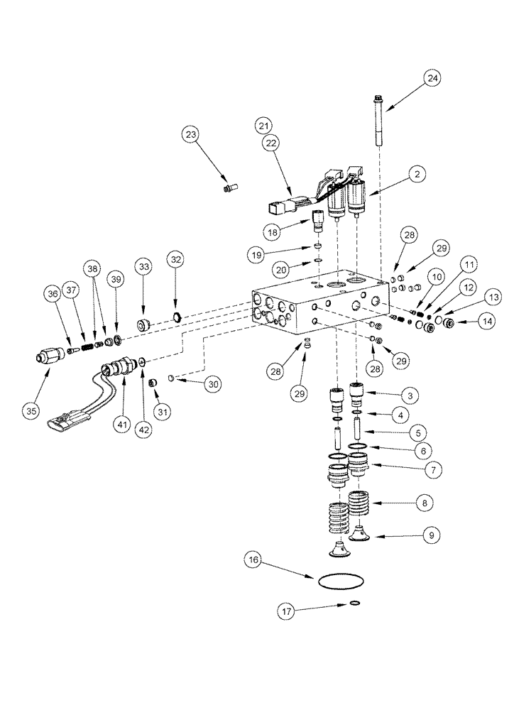 Схема J4025130, CASE IH CPX620, розділ 03-10 · FUEL INJECTION PUMP - BSN Y6T011701