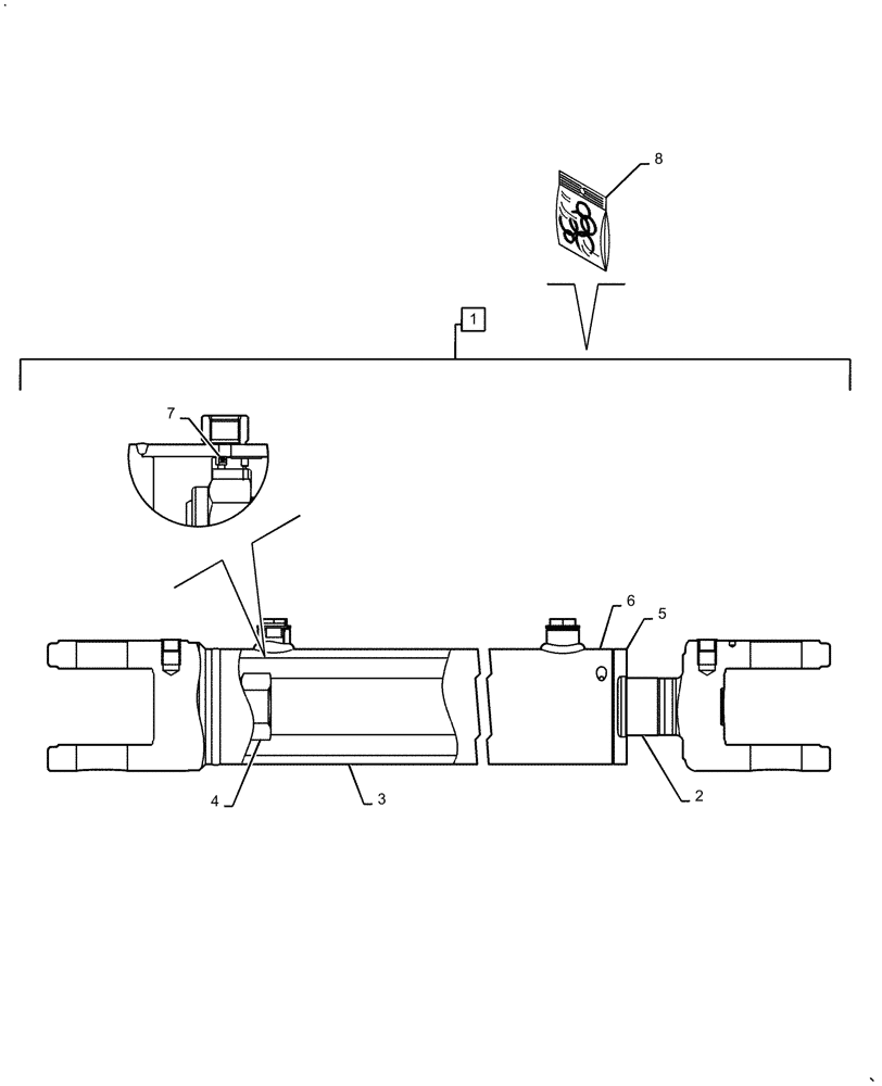 Схема 84577088, CASE IH STEIGER 500, розділ 41.216.100 · ARTICULATION CYLINDER; (VAR) 5NP02BBA, 5NS02BBA, 5NU02BBA, 5SP02BBA, 5SS02BBA, 5ST02BBA, 5SU02BBA, 5SV02BBA