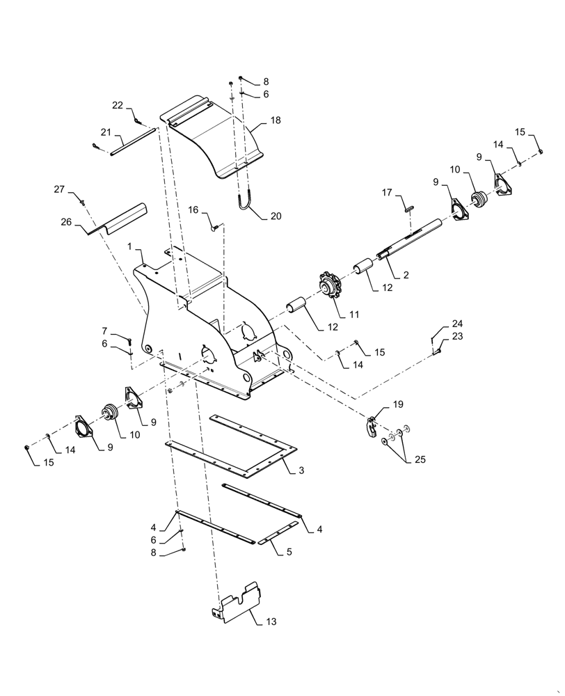 Схема 87283438, CASE IH 8250, розділ 80.101.030 · HEAD, ELEVATOR; (VAR) 425241076, 425241086, 425363096, 425363106, 425634006, 425634016