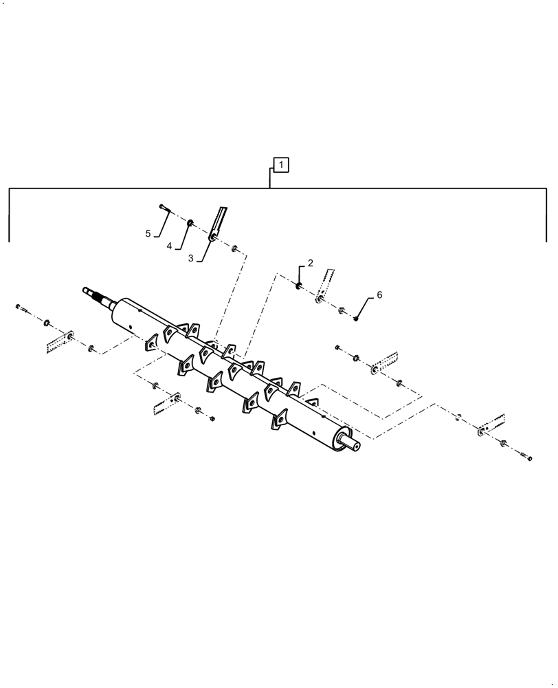 Схема 1994758C2, CASE IH 7150, розділ 73.230.014 · ROTOR, STRAW CHOPPER, FLAIL; (VAR) 425535016