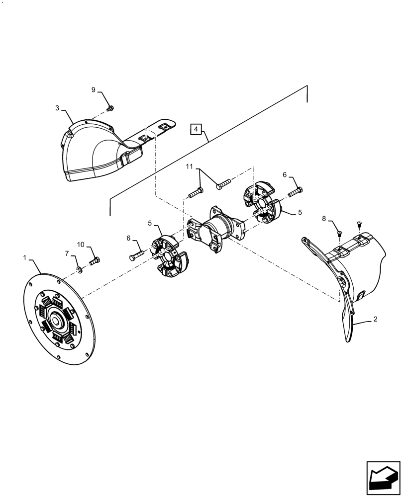 Схема 84146340, CASE IH MAGNUM 250, розділ 19.110.010 · ENGINE TO TRANSMISSION SHAFT AND DAMPER; (VAR) 7MK04EE, 7MK04FF, 7MK04GG, 7MK04JJ, 7ML04EE, 7ML04FF, 7ML04GG, 7ML04JJ